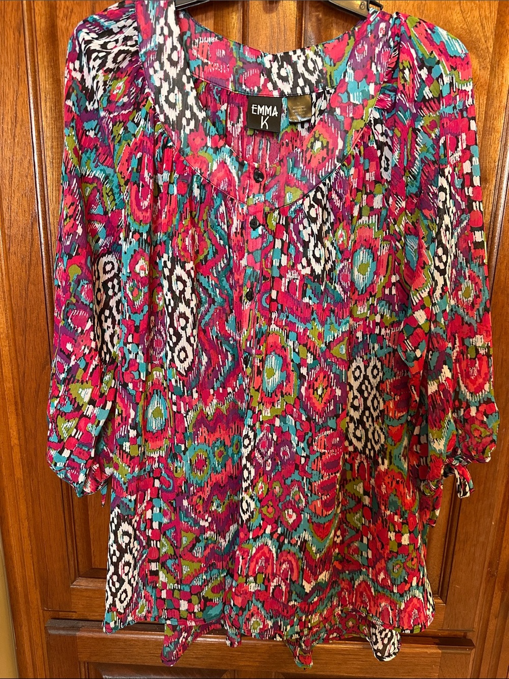 Women's Pink Floral Printed Blouse
